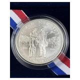 2004 Silver Uncirc. Dollar, Lewis & Clark 90%