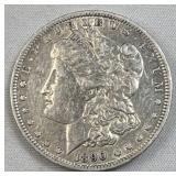 1890-O Morgan Silver Dollar, US $1 Coin, 90%