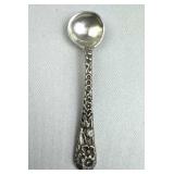 925 Silver Vtg Repousse by S. Kirk & Son Salt Spoo