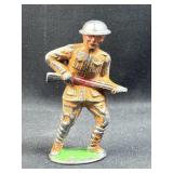 c. 1930's USA Lead Soldier Toy, At the Ready