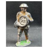 c. 1930's USA Lead Soldier Toy, Battle Herald