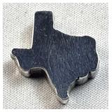 1/2oz Troy Silver Texas Bar, Handmade CW .999