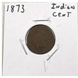 1873 Indian Cent, 1c Coin