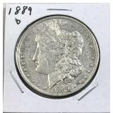 1889-O Morgan Silver Dollar, US $1 Coin, 90%