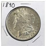 1890 Morgan Silver Dollar, US $1 Coin, 90%