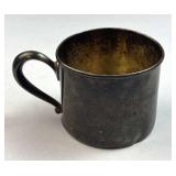 Antique Sterling Silver Shaving Cup, Webster