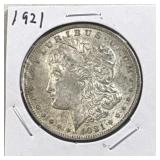 1921 Morgan Silver Dollar, US $1 Coin, 90%