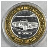 3/5ths Oz Silver Strike Casino Token, 