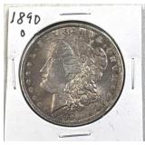 1890-O Morgan Silver Dollar, US $1 Coin, 90% -