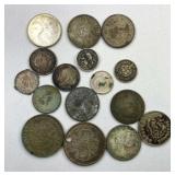 74+ Grams Silver World Coins .500 Purity Mix