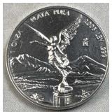1oz Silver Libertad, Mexico .999 Fine 2013