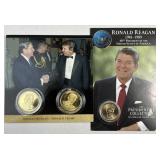 Ronald Reagan and Donald Trump Coins