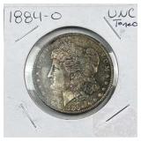 1884-O Morgan Silver Dollar, AU/UNC w/ Tone