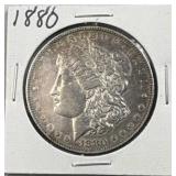 1880 Morgan Silver Dollar, US $1 Coin, 90%