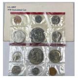 1978 US Mint Uncirculated Coin Set with 2 Ike