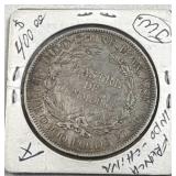 1900 French Indo China Piastre Silver Dollar