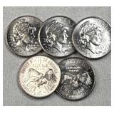 (5) 2026 Semiquincentennial Emerging Liberty 10c