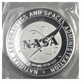 1oz Silver NASA Artemis II Round .999 Fine