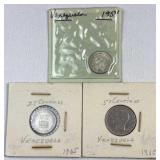 Vintage Venezuela Coins w/ 1954 Silver