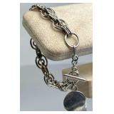 925 Silver Taxco Quality Unique Link Bracelet