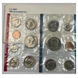 1980 US Mint Uncirculated Coin Set
