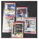 (5) 1990 SCORE Wayne Gretzky Cards