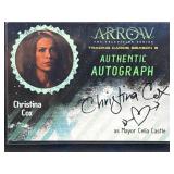 Signed Arrow Cristina Cox as Mayor Castle Auto