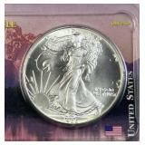 1986 BU 1st Yr. American Silver Eagle 1oz .999