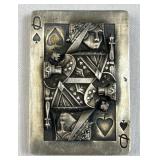 92g Sterling Queen of Spades, Silver Knight UK