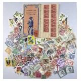 Vtg. World Stamps Assortment +US Savings Alb
