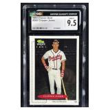 1991 Chipper Jones Rookie Classic CGC 9.5