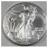 2026 American Silver Eagle, 1oz .999 Fine