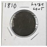1810 Large Cent, 1c Coin