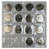(14) BU Kennedy Half Dollars