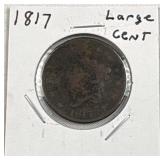 1817 Large Cent, 1c Coin