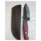 Handmade Steel Fixed Blade Knife w/ Sheath