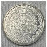 1/4oz Silver Aztec Round .999 Fine