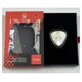 Fender 70th Anniversary Silver Guitar Pick