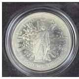 1989 Silver Proof Congress Commem Dollar 90%