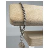 925 Silver DelBrenna Circular Chain Link Bracelet
