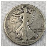 1917 Walking Liberty Silver Half, 50c
