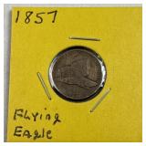 1857 Flying Eagle Cent, 1c
