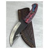 Handmade Steel Fixed Blade Knife w/ Sheath