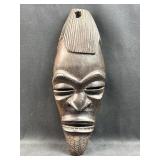 Chokwe Carved Mask Dense Hardwood, Congo