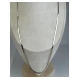 925 Silver Italy Herringbone Chain Necklace