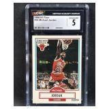 1990-91 Michael Jordan Fleer Dunk CGC 5 EXC