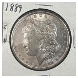 1889 Morgan Silver Dollar, US $1