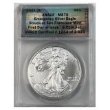 1oz American Silver Eagle, 2021-S .999 Fine
