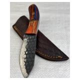 Handmade Steel Fixed Blade Knife w/ Sheath