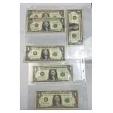 US $1 Star Notes & Regular Notes in Pages